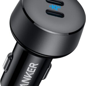 Anker USB C Car Charger, 40W 2-Port PowerIQ 3.0 Type C Adapter, iPhone 16 Car Charger, PowerDrive III Duo with Power Delivery for iPhone 16/15/14/13