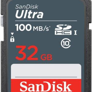 32GB Ultra 100MBs Sandisk SDHC Memory Card