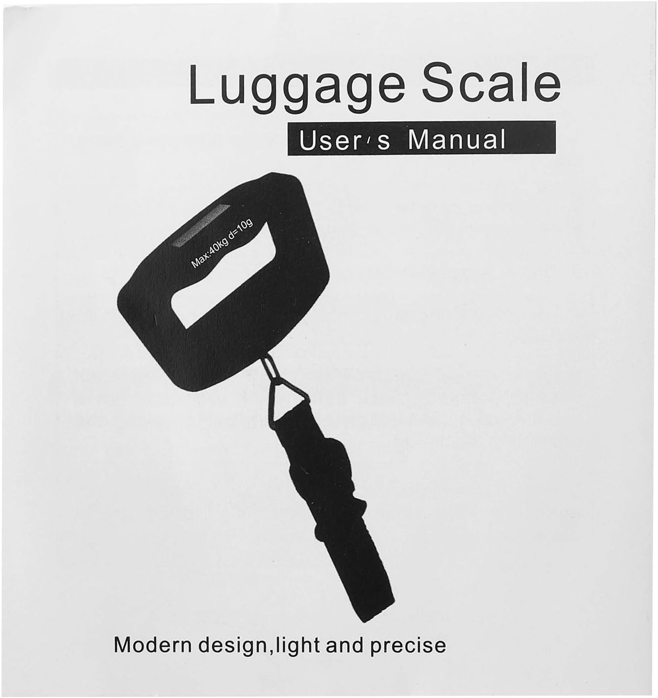 POCREATION Digital Hanging Luggage Scale, Portable Electronic Weighing Convenient Suitcase Luggage Balance 50KG/10KG - Image 4