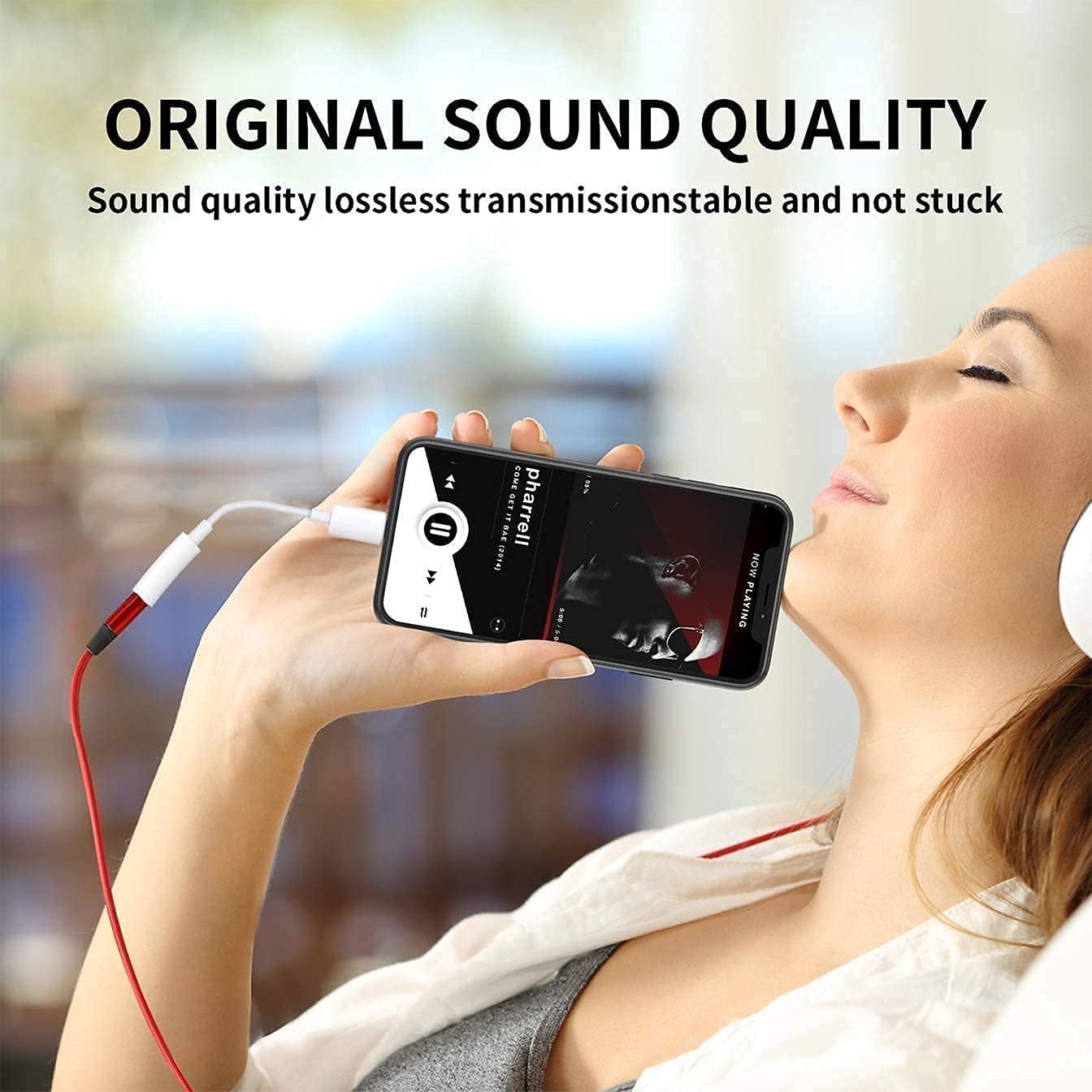 Apple MFi Certified 3 Pack Lightning to 3.5 mm Headphone Jack Adapter, iPhone Audio Dongle Cable Earphones Headphones Converter Compatible with iPhone 14 13 12 Pro 11 Pro X XR XS XS Max 8 7 - Image 6