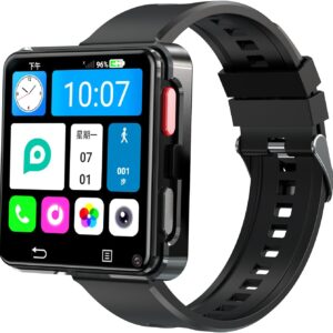 4G Smart Watch Phone, Android 11 MTK6739 Quad Core 3GB+32GB Smartwatch 2.64" Large Screen Men Watch 1200mAh Type-C Port 5.0MP Dual Camera WiFi Bluetooth GPS Fitness Activity Tracker Sport Watch