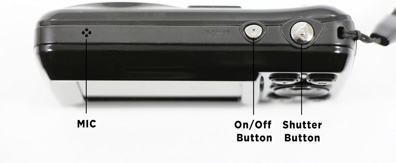 Acuvar 16MP Megapixel Compact Digital Camera and Video with 2.4" Screen and USB Cable - Image 4