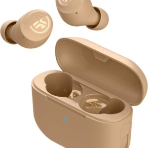 JLab Go Air Tones+ True Wireless Earbuds Designed with Auto On and Connect, Touch Controls, 32+ Hours Bluetooth Playtime, EQ3 Sound, and Dual Connect, Natural Earthtone Color (728 N)