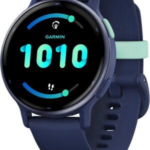 Garmin vívoactive 5, Health and Fitness GPS Smartwatch, AMOLED Display, Up to 11 Days of Battery, Navy