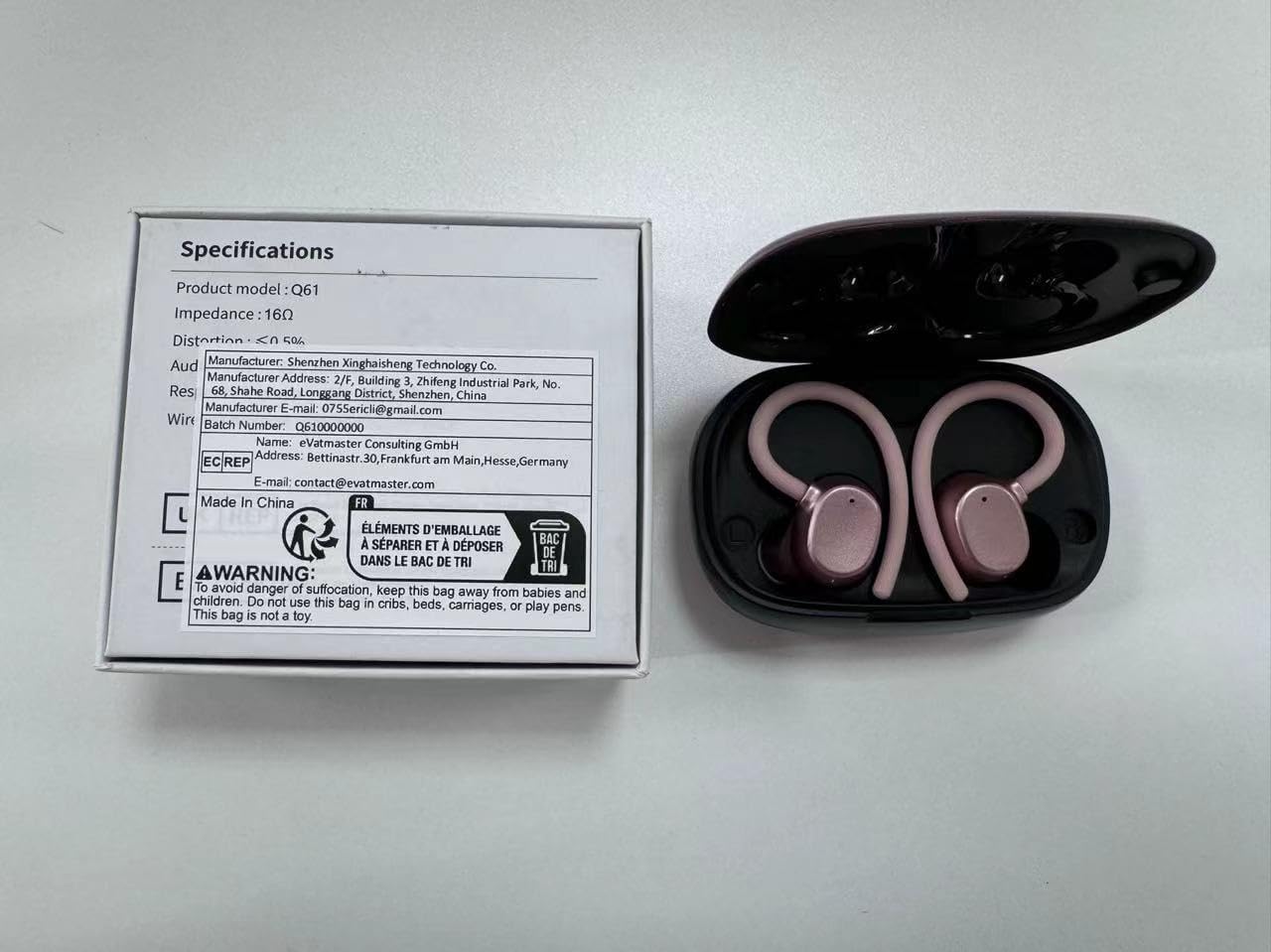 Wireless Earbuds, Bluetooth Headphones 80Hrs Deep Bass Playtime with LED Display, Sport Earphones with ENC Noise Cancelling Mic, IPX7 Waterproof Over-Ear Ear Buds with Earhooks for Workout/Running - Image 10