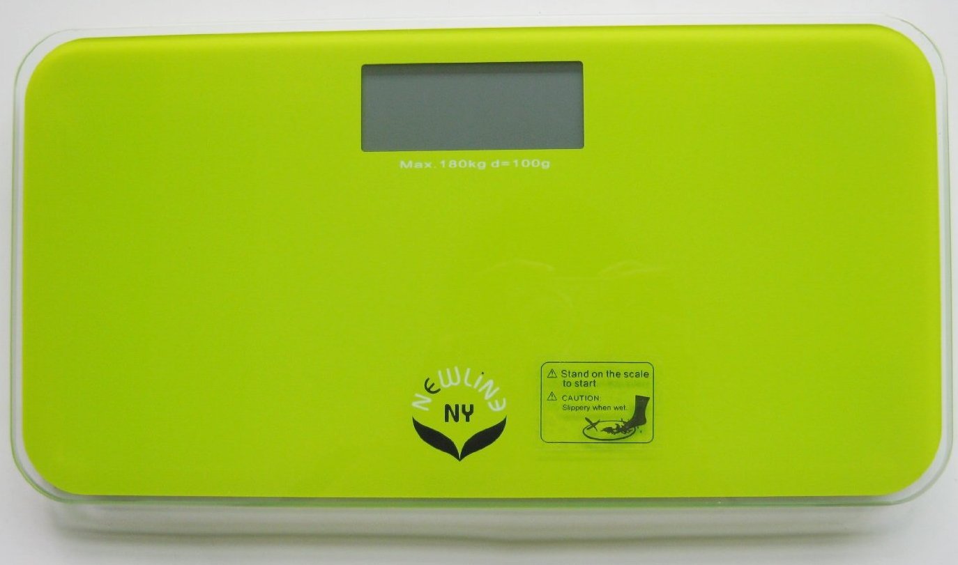 Newline NY Mini Bathroom Scale SBB0719M-NYLG (Green) + Bag NY-MSS101-BG Black & Green - Image 2