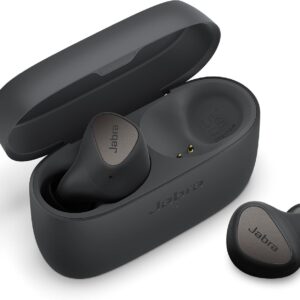 Jabra Elite 4 True Wireless Earbuds - Active Noise Cancelling Headphones - Discreet & Comfortable Bluetooth Earphones, Laptop, iOS and Android Compatible - Dark Grey