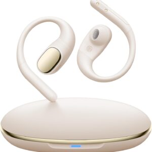 Pocbuds Open Ear Headphones Bluetooth 5.4 Wireless Earbuds With HD Mic 0.2 Oz Ultralight/60h Playtime Open Ear Earbuds With Earhooks Ear Earbuds With Ipx7 Waterproof Sports Earbuds For Running Workout