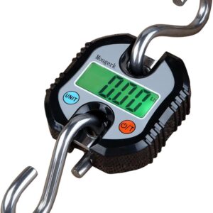 Digital Hanging Scales Portable Heavy Duty Crane Scale 150 kg 300 lb 2 AAA Batteries(Not Included)