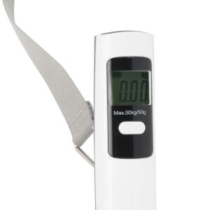 Jeffergarden Luggage Scale No Battery Luggage Scale Battery Required Baggage Weighing Scale with LCD Display Digital Travel Luggage Scale for Suitcase Weighing