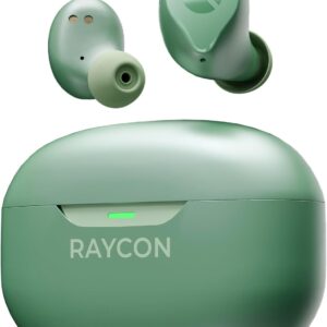 Raycon Everyday Earbuds (2024 Edition) - Bluetooth True Wireless in-Ear Buds with 32 Hours Playtime, Multpoint Technology, Extreme Comfort, and Active Noise Cancellation (Forrest Green)
