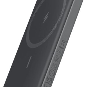 Anker 621 Magnetic Portable Charger (MagGo), 5,000mAh Wireless Power Bank with USB-C Cable, Magsafe-Compatible Battery Pack for iPhone 16 /15/14/13/12 Series
