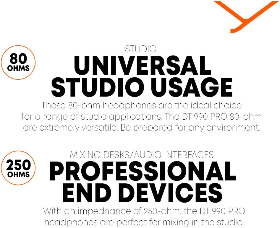 beyerdynamic Dt 990 Pro Over-Ear Studio Monitor Headphones - Open-Back Stereo Construction, Wired (80 Ohm, Black (Limited Edition)) - Image 6