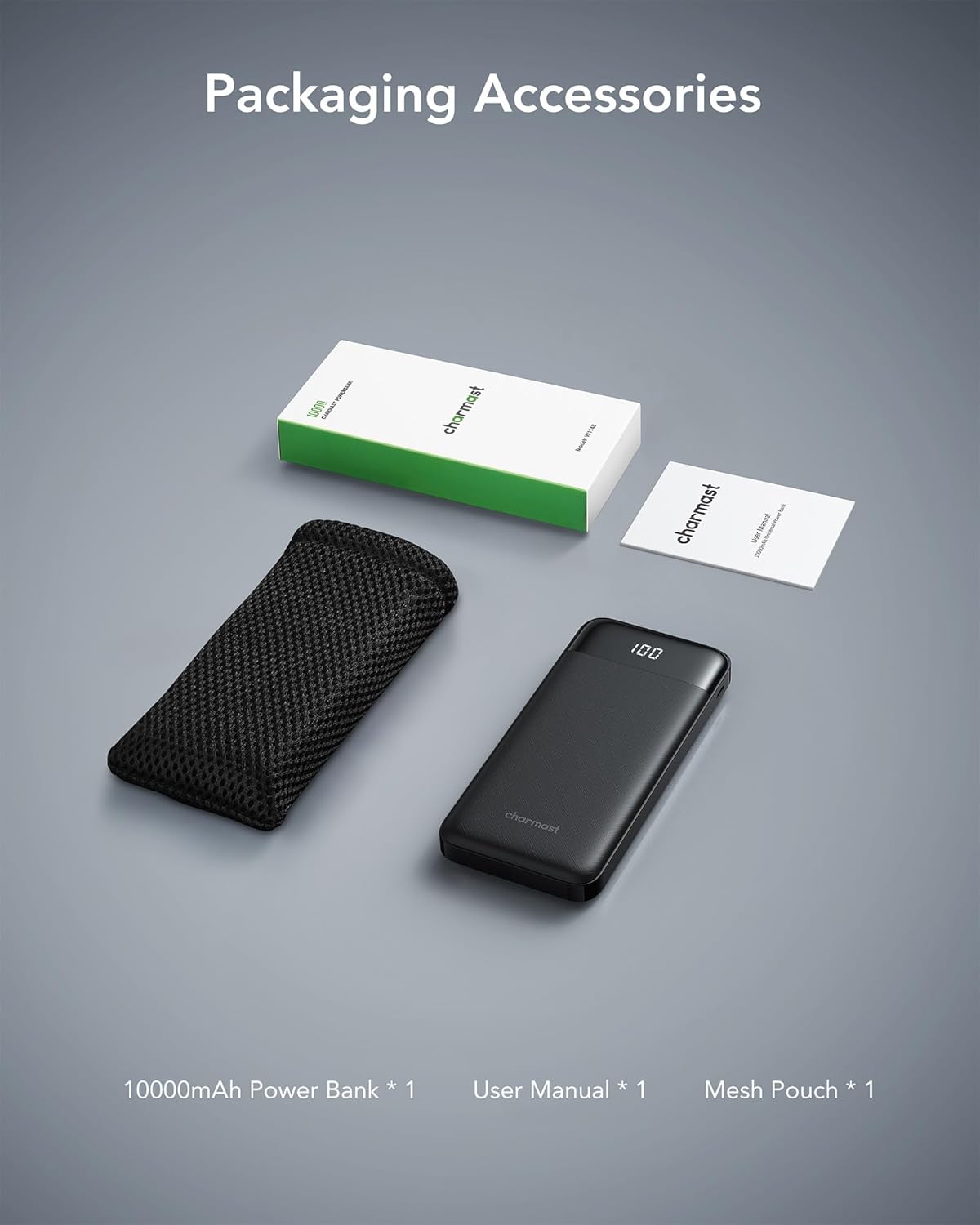 Portable Charger with Built in Cables, Portable Charger with Cords Wires Slim 10000mAh Travel Essentials Battery Pack 6 Outputs 3A High Speed Power Bank for iPhone Samsung Pixel LG Moto iPad - Image 7