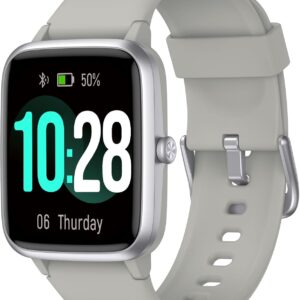 Smart Watch for Women Men, Fitness Tracker Watch with Heart Rate Monitor, Sleep Tracker, 5ATM Waterproof Activity Tracker Sports Watch Compatible with Android iOS Phones Step Calories Counter