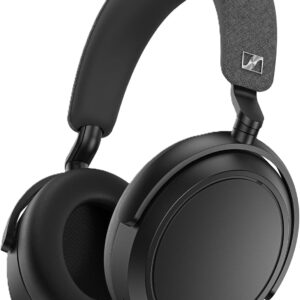 Sennheiser Consumer Audio Momentum 4 Wireless Headphones - Bluetooth Headset for Crystal-Clear Calls with Adaptive Noise Cancellation, 60h Battery Life, Lightweight Folding Design - Black
