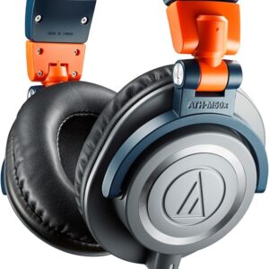 Audio-Technica ATH-M50XLAB Professional Studio Monitor Headphones, Black, Professional Grade, Critically Acclaimed, with Detachable Cable