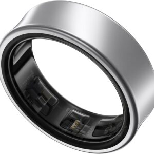 Samsung Galaxy Ring, AI Smart Ring, Size First w/Sizing Kit, No App Subscription, Fitness Monitor, Sleep Tracker, Up to 7-Day Battery, Size 9, Titanium Silver [US Version, 1Yr Manufacturer Warranty]