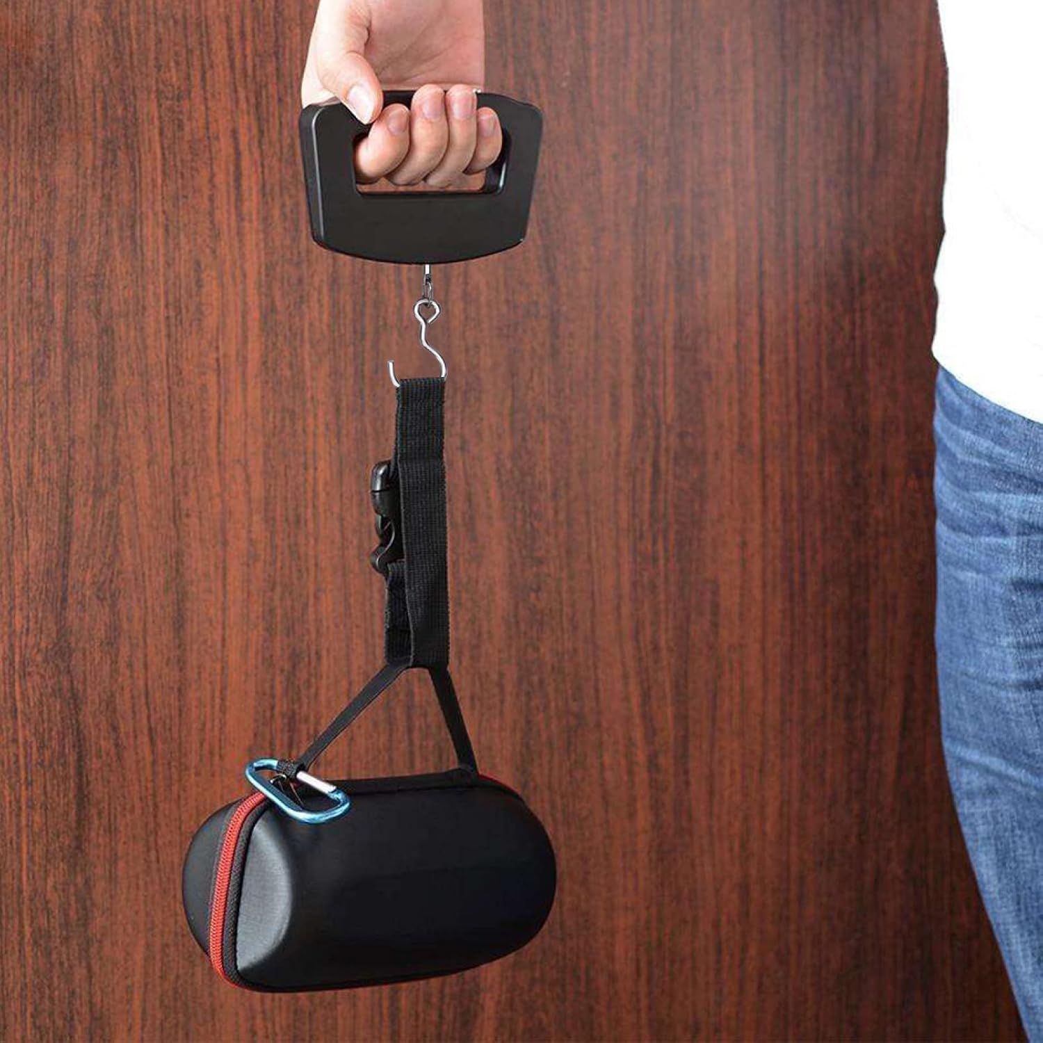 50kg Portable Hook/Strap Digital Electronic Luggage Travel Bag Scale Balance - Image 3