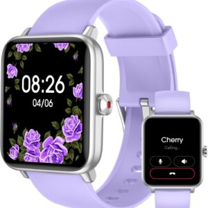 Smart Watch (Answer/Make Call) for Women Men, Fitness Tracker with Heart Rate, Blood Oxygen, Sleep Tracker, IP68 Waterproof Fitness Watch Step Calorie Counter Pedometer Compatible iPhone & Android