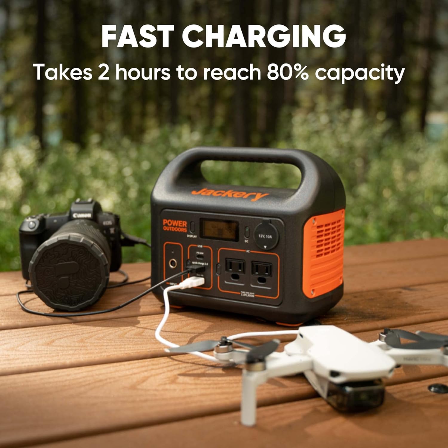 Jackery Portable Power Station Explorer 300, 293Wh Backup Lithium Battery, Solar Generator for Outdoors Camping Travel Hunting Blackout (Solar Panel Optional) - Image 3