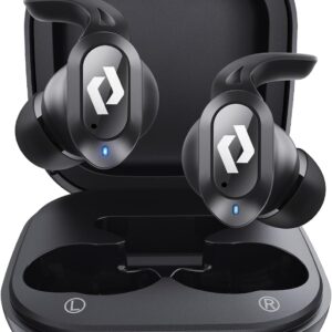 Wireless Ear buds Bluetooth Earbuds Wireless Charging Case Waterproof Headphones Built in Microphone Stereo Bass 64H Playback LED Power Display for iPhone Android Phones Computer Sports Gaming Workout