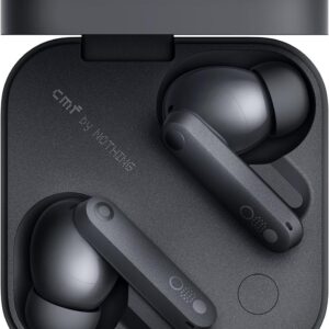 CMF Buds Pro 2 Wireless Earbuds, Hi-Res Audio with LDAC, 50 dB Hybrid Noise Cancelling Earbuds, Ultra Bass Technology, Bluetooth 5.3, 43H Play Time with Charging Case, 6 HD Mics Headphones, Dark Grey
