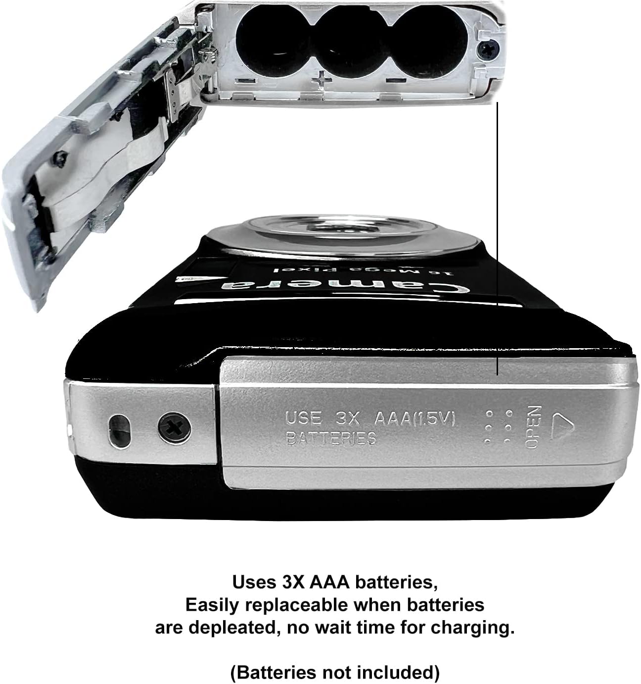 Acuvar 16MP Megapixel Compact Digital Camera and Video with 2.4" Screen and USB Cable - Image 7