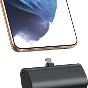 VEGER Portable Charger, USB C Power Bank, 5000mAh Mini Battery Pack Fast Charging 20W Small Charging Bank for Samsung Galaxy S21, S20, S10, S9, Note 20, Pixel, Moto, LG, Oculus Quest, Android Phones