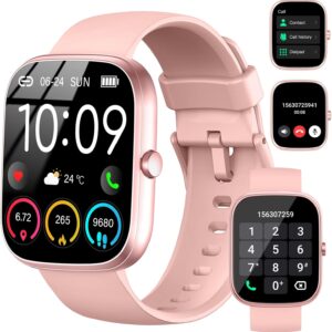 Smart Watch for Women (Answer/Make Call), 1.91" HD Smartwatch Fitness Activity Tracker, 112+Sports Step Counter Fitness Watch, Calories/Heart Rate/Spo2/Sleep Monitor, IP68 Waterproof for Android iOS