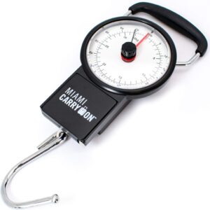Miami Carry On Mechanical Luggage Scale, Black