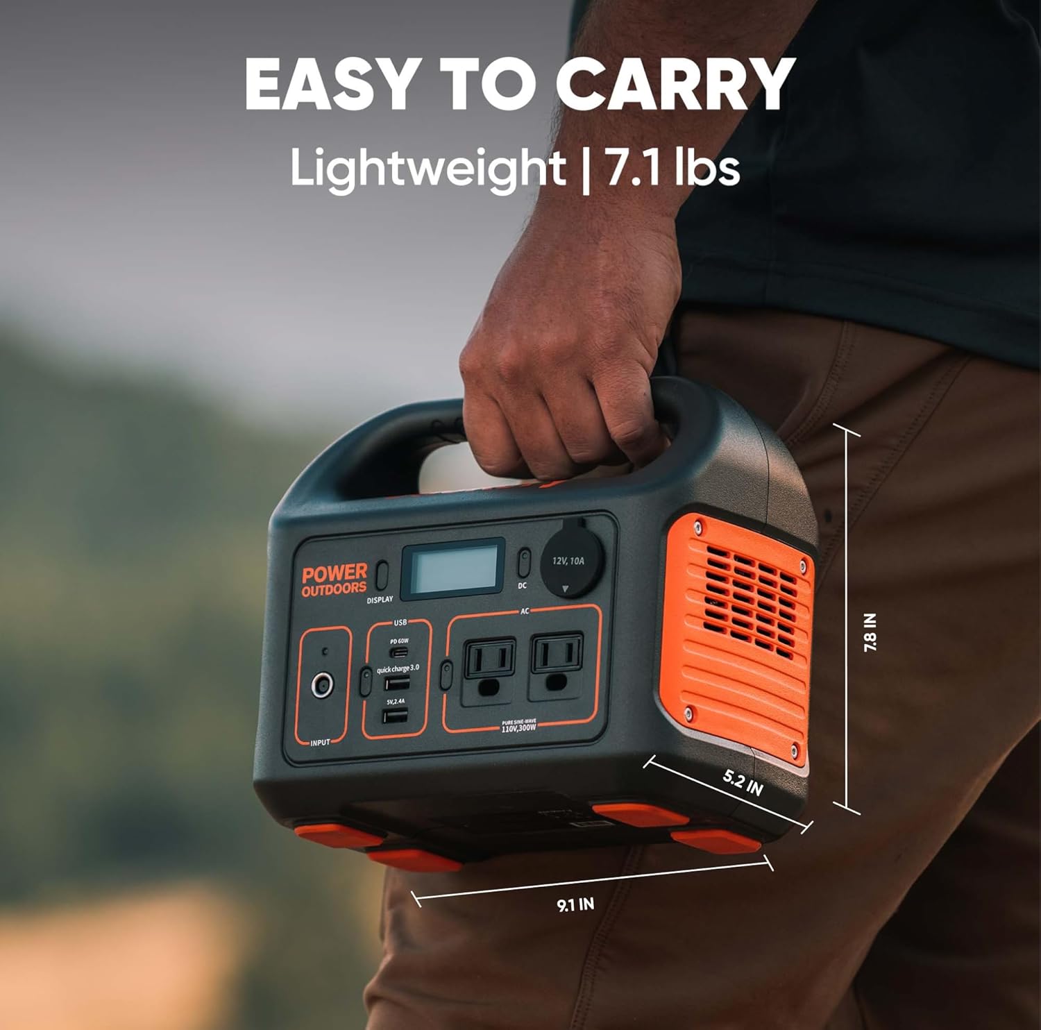 Jackery Portable Power Station Explorer 300, 293Wh Backup Lithium Battery, Solar Generator for Outdoors Camping Travel Hunting Blackout (Solar Panel Optional) - Image 5