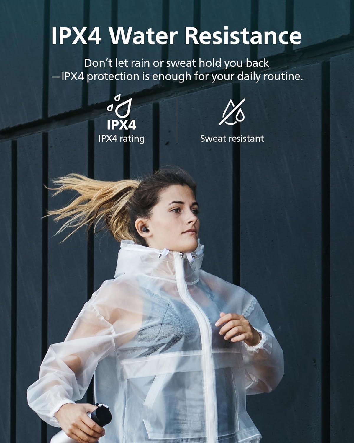 PHILIPS TAT1219 Wireless Earbuds,True Wireless Headphones,Powerful Bass with 10 mm Driver,Clear Call Quality with AI Mic,18 H Battery Life,Bluetooth 5.3,IPX4 Rating,Ergonomic Design for Comfort,Black - Image 5