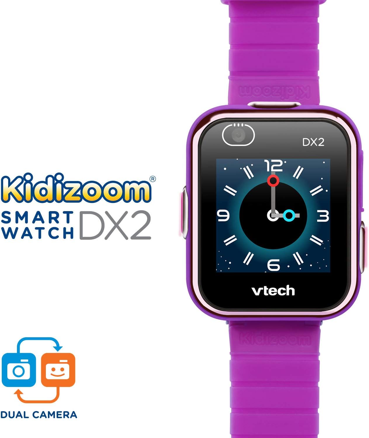 VTech KidiZoom Smartwatch DX2, Purple - Image 2