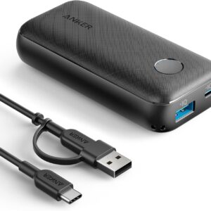 Anker PowerCore 10,000 mAk Redux, Power Bank USB-C Power Delivery (18W) Portable Charger for iPhone 15/15 Plus/15 Pro/15 Pro Max, iPhone 14/13/12 Series, Samsung S10, Pixel 3/3XL, iPad Pro 2018