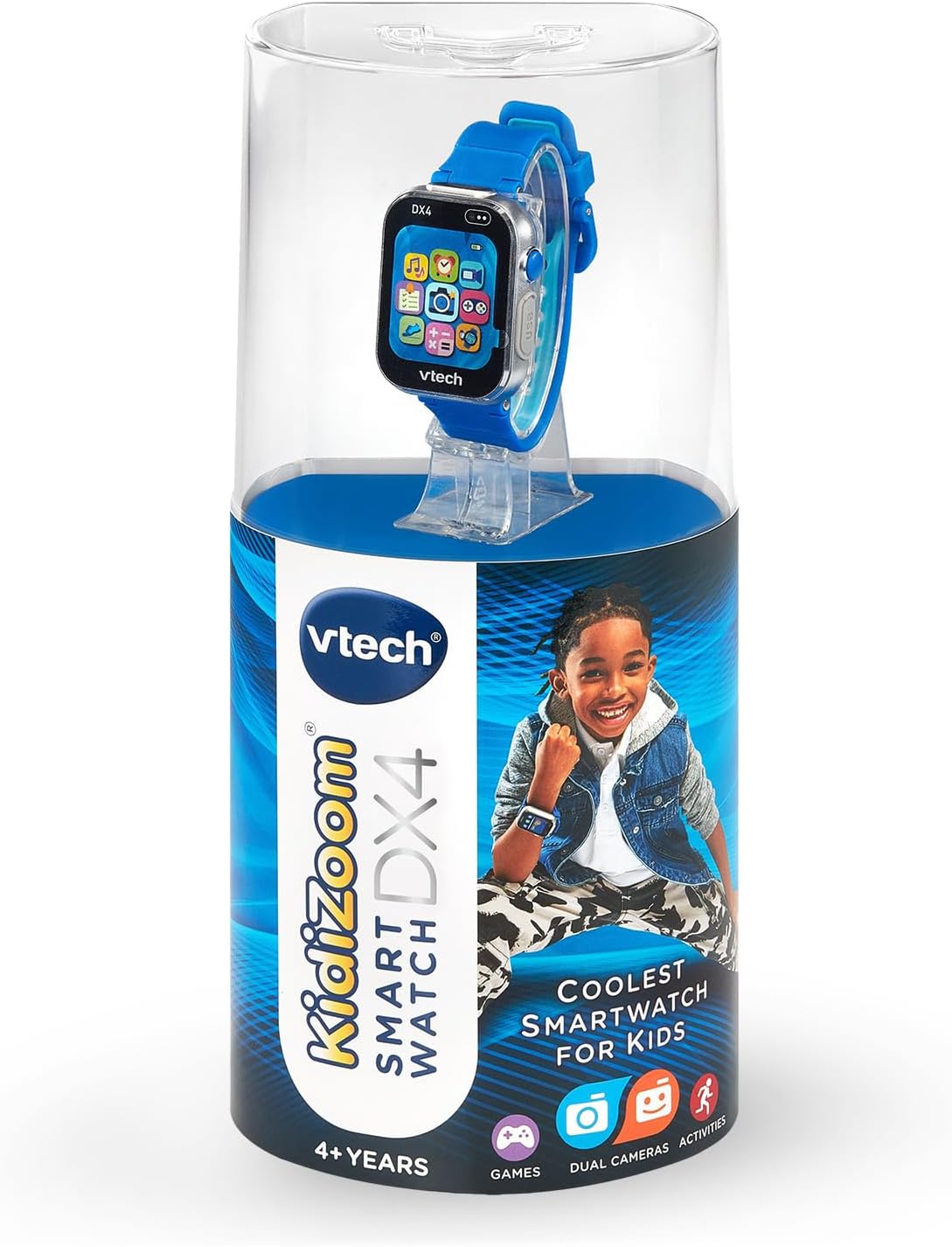 VTech KidiZoom Smartwatch DX4, Blue - Image 7