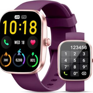 Kuizil Smart Watch, 1.91" HD Smartwatch for Men Women (Answer/Make Call), Fitness Tracker with 100+ Sport Modes, IP68 Waterproof, Heart Rate/Sleep Monitor, Activity Tracker for Android iOS Rose red