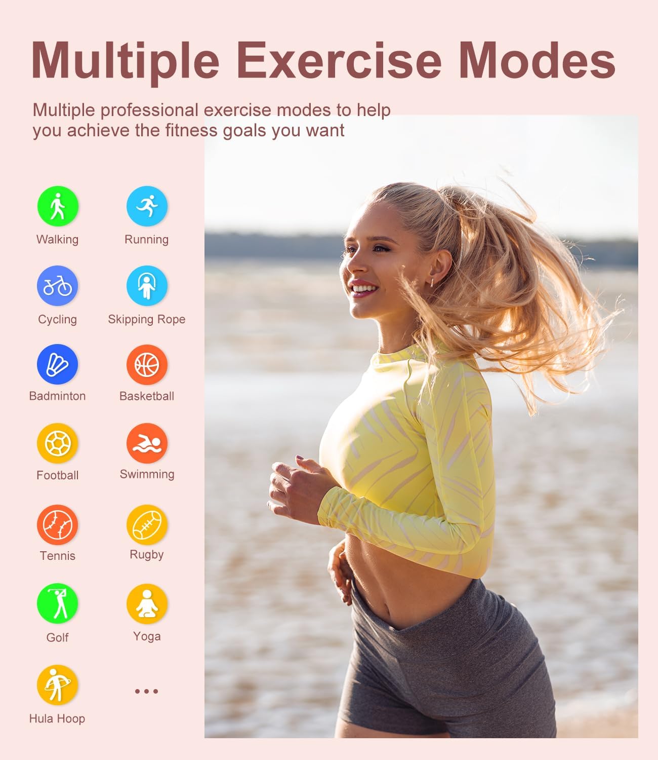 Smart Watches for Women(Answer/Make Call),1.32" HD Ladies Smartwatch with AI Voice Control,20 Sport Modes,Calorie,Heart Rate/Blood Pressure/Sleep Tracker Womens Smart Watch for Android,iOS Purple - Image 3