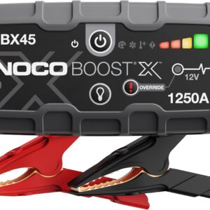 NOCO Boost X GBX45 1250A 12V UltraSafe Portable Lithium Jump Starter, Car Battery Booster Pack, USB-C Powerbank Charger, and Jumper Cables for up to 6.5-Liter Gas and 4.0-Liter Diesel Engines