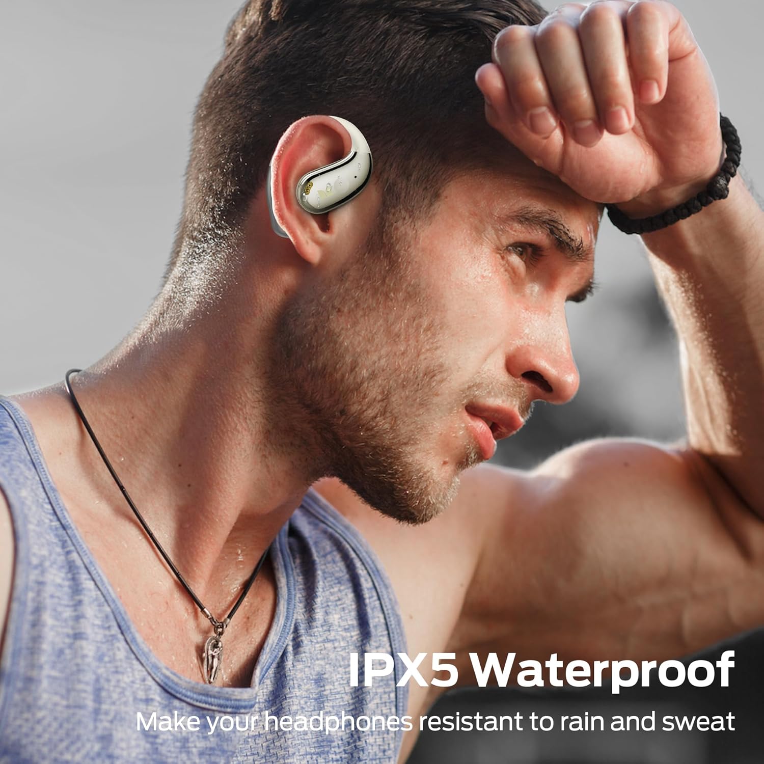 Monster Open Ear AC360, Wireless Bluetooth Rotary Earphone, with Lanyard, Upgraded Bluetooth 5.4, Touch Control, 24h Long Battery Life, IPX5 Waterproof,Long-Lasting Wear Without Fatigue - Image 5