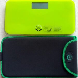 Newline NY Mini Bathroom Scale SBB0719M-NYLG (Green) + Bag NY-MSS101-BG Black & Green