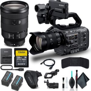 Sony FX6 Digital Cinema Camera Kit with 24-105mm Lens ILME-FX6VK, 128GB Tough Memory Card, BP-U35 Battery, Pro Case, Deluxe Cleaning Set, HDMI Cable, Memory Card Wallet, and More
