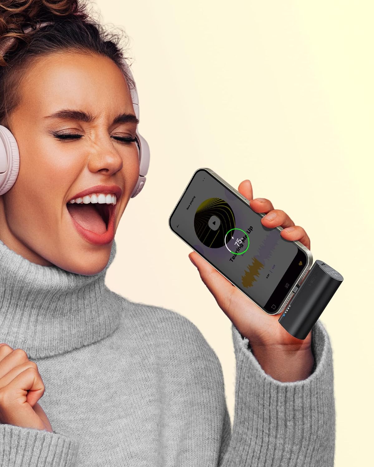 VEGER Portable Charger, USB C Power Bank, 5000mAh Mini Battery Pack Fast Charging 20W Small Charging Bank for Samsung Galaxy S21, S20, S10, S9, Note 20, Pixel, Moto, LG, Oculus Quest, Android Phones - Image 9