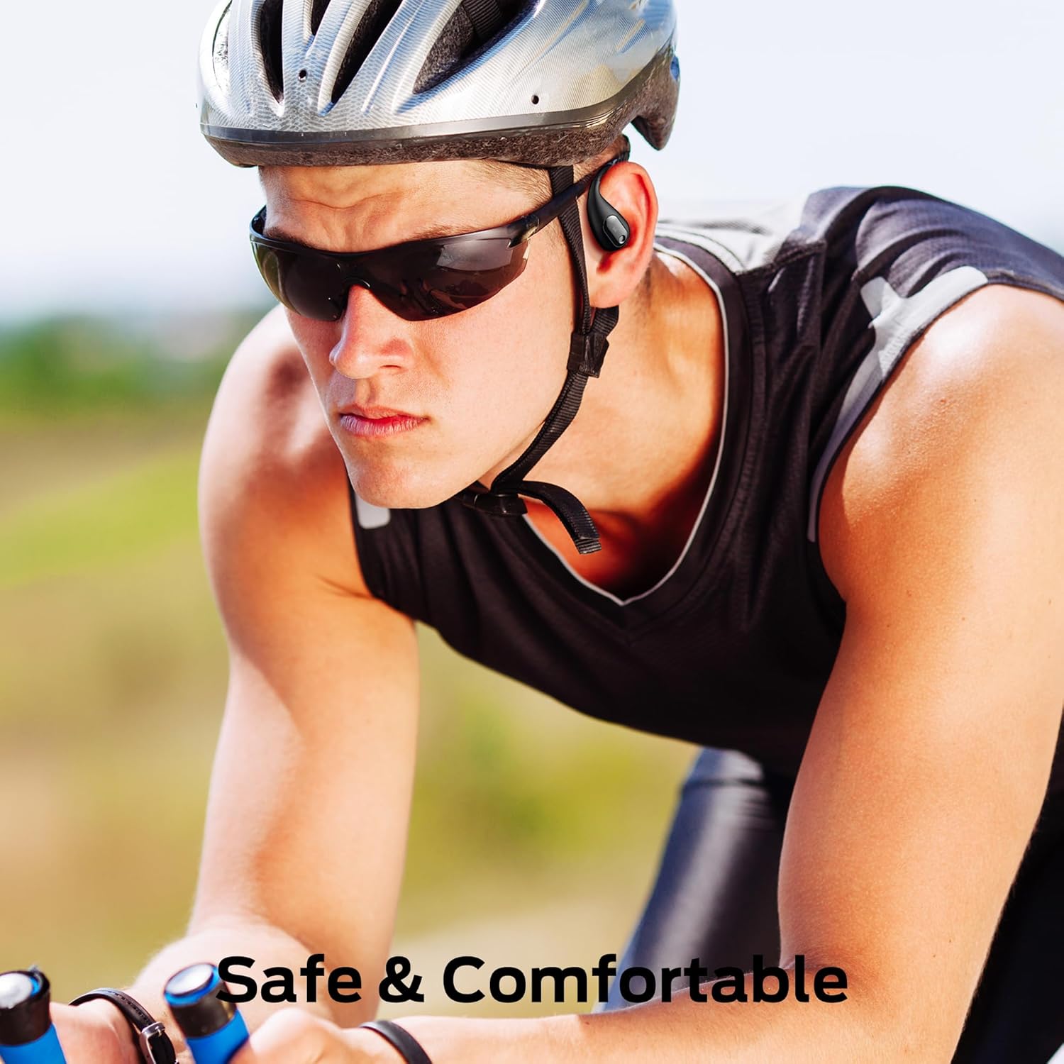 Monster Open Ear AC210 Headphones, Bluetooth 5.4 Earphones Stereo Sound, Wireless Headphones 30 Hours Playback, Type-C Charging, IPX5 Waterproof Open Ear Earbuds,Back - Image 7