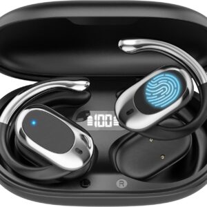 Real Time Language Translator Earbuds, AI Language Translator Earphone 3-in-1 Accents & Long Battery Life Translation Earbuds TWS 144 Languages & 8 Offline for Travel Business, Black