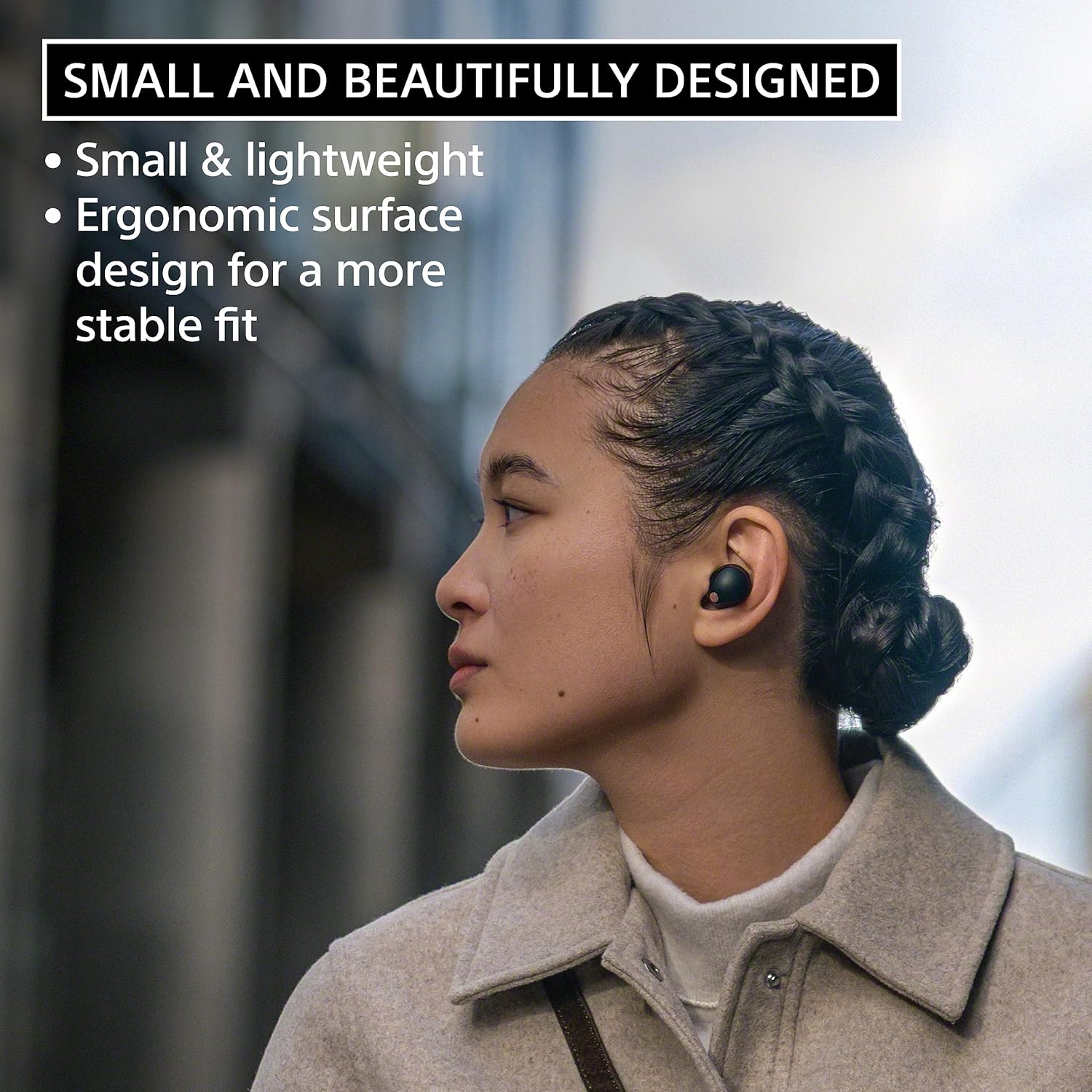 Sony WF-1000XM5 The Best Truly Wireless Noise Cancelling Earbuds, Made from Recycled Plastic Materials, Clear Bluetooth Signal, Adaptive Sound Control with AI, Xm5 Headphones, Black - Image 7