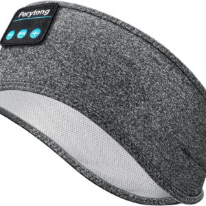 Perytong Sleep Headphones Wireless, Bluetooth Sports Headband Headphones with Ultra-Thin HD Stereo Speakers Perfect for Sleeping,Workout,Jogging,Yoga,Insomnia, Air Travel, Meditation