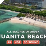 Juanita Beach, Aruba — Beach Walking Videos of ALL Beaches of Aruba (4K, HDR, 3D Sound)